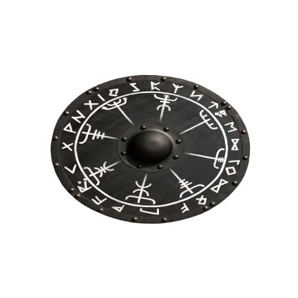 Medieval Viking Round Shield Heavy Metal Fitting Shield Wooden Handcrafted Shield Battle Ready Cosplay Functional Shield