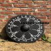Medieval Viking Round Shield Heavy Metal Fitting Shield Wooden Handcrafted Shield Battle Ready Cosplay Functional Shield view 3