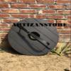 Medieval Viking Round Shield Heavy Metal Fitting Shield Wooden Handcrafted Shield Battle Ready Cosplay Functional Shield view 4