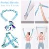 Stretch Straps, Elastic Stretching Strap with Adjustable 11 Loops, Fitness Leg Stretch Band Equipment Flexibility Trainer Resistance Stretch Assist Belt, for Physical Therapy, Pilates, Yoga, Ballet view 2