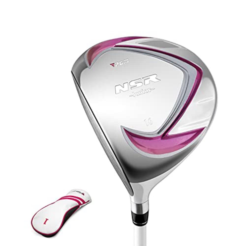 3-12 Years Old Kids Golf Clubs Set Children's Boy Girl Beginner's Left Hand and Right Handed Golf Training Wood Iron Swing Putter Bag Gift (Pink,#1-Right Hand(5-8Y))