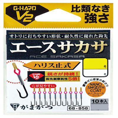 Gamakatsu G-Hard V2 Rose (Sakasa Nano SC), Harris Clasp Type 2