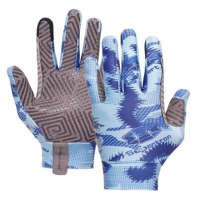Seibertron S.P.S.G-4 Horse Riding Gloves for Men, Women, Boys, and Girls - Sun Protection and Touchscreen Compatible Adult Blue S