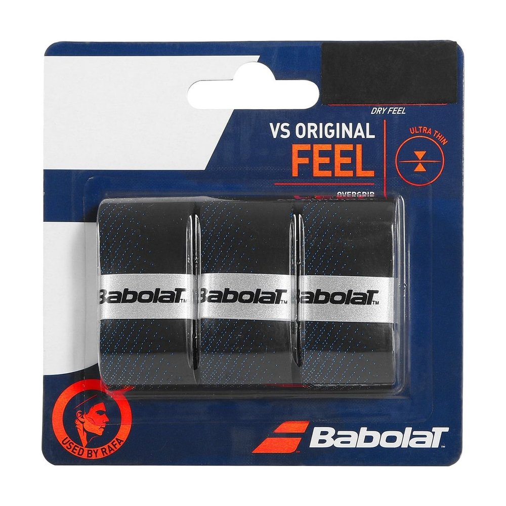 Babolat VS Original X3 Overgrip (Black/Blue)
