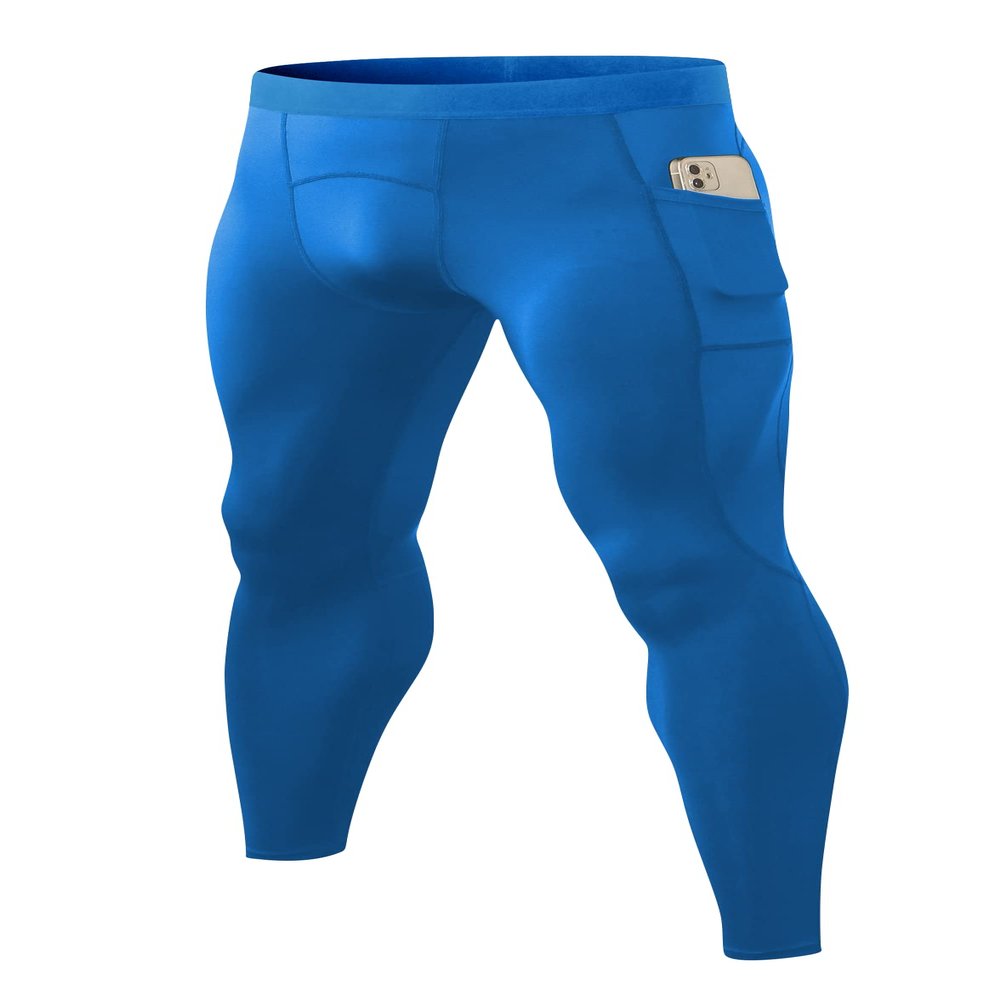 Queerier Mens Compression Pants Cool Dry Workout Leggings Athletic Sports Base Layer Bottoms Running Tights