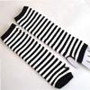 1 Pair Women Striped Elbow Gloves Fashion Lady Knitted Hand Warmer Long Fingerless Elbow Mittens Christmas Accessories view 3