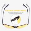 Aviator Night-Vision Glasses for Men Women Clear Sight Night Time Safe Driving Glasses Spring Hinge Anti-Glare Polarized Yellow Lens Al-Mg Metal Frame Pilot Eyewear UV400 Protection Classic Sunglasses view 2