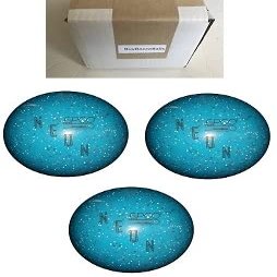 BuyBocceBalls - EPCO Duckpin Bowling Balls - - (5 inch- 3lbs. 12 oz.) Pack of 3 - Neon Speckled - Blue - Made in USA