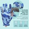 Seibertron S.P.S.G-4 UPF100+ Sun Protection Breathable Horse Riding Touchscreen Gloves Adult Blue L view 3