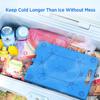 OUTXE Ice Packs for Coolers - 5 Large- 9.5 x 13 Inch, Space Saving - Reusable, Long Lasting, Cold Freezer Packs for Coolers&Totes to Keep Food Fresh view 4