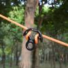 S.E.PEAK 30kN Rescue Figure 8 Descender with Bent-Ear, Rappelling Gear Downhill Equipment Belay Device for Rock Climbing/Aluminum Alloy, Black view 3