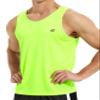 EZRUN Men's Tank Tops Quick Dry Workout Swim Beach Shirts Sleeveless Shirts for Bodybuilding Gym Fitness Training Neon Green view 2