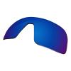 Glintbay 100% Precise-Fit Replacement Sunglass Lenses & Black Wicket for Oakley Sutro OO9406 - Polarized Steel Blue Mirror view 2