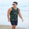 EZRUN Men's Tank Tops Quick Dry Workout Swim Beach Shirts Sleeveless Shirts for Bodybuilding Gym Fitness Training view 3