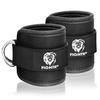 FIGHTR Ankle Strap (Padded) - for Cable Machine - (2 Pieces) Leg Cuffs for Women and Men view 1