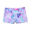 Fldy Kids Gymnastics Shorts Elastic High Waist Athletic Ballet Dance Shorts Tumbling Bottoms Spandex Bike Shorts Colorful 10 Years view 4