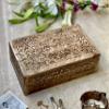 Great Birthday Gifts Handmade Decorative Wooden Jewelry Box Tree Of Life Carving Jewelry Organizer Keepsake Box Treasure Chest Trinket Holder Watch Box Storage Lock Box Housewarming Gift (Brown) view 2