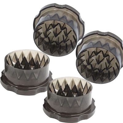 2 PCS Bait Grinders Crusher,Portable Boilies Carp Fishing Bait Crusher Box Pellets Lure Crusher Boilie Grinder Box Carp Bait Making Fishing Tackle Equipment Supplies (Gray/2Pcs)