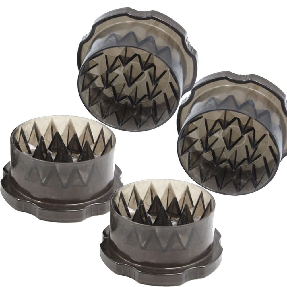 2 PCS Bait Grinders Crusher,Portable Boilies Carp Fishing Bait Crusher Box Pellets Lure Crusher Boilie Grinder Box Carp Bait Making Fishing Tackle Equipment Supplies (Gray/2Pcs)