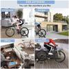 SMSOM Portable Bike Trainer Stand, Indoor Bike Trainer Stand Bicycle Riding Exercise Machine with Magnetic Flywheel and 6 Variable Speed Level, Green view 3