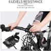 SMSOM Portable Bike Trainer Stand, Indoor Bike Trainer Stand Bicycle Riding Exercise Machine with Magnetic Flywheel and 6 Variable Speed Level, Green view 4
