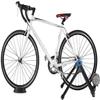 SMSOM Bike Trainer Stand, Indoor Bicycle Training Stand for Mountain & Road Bike, Portable Foldable Cycling Training Stand w/Fluid Flywheel (Black) view 2