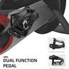 Bike Bicycle Toe Clips Cage ONLY - Compatible with Peloton Bike & Bike+ Pedals Adapters - Convert Look Delta Pedals to Dual Function Pedals - Ride with Sneakers view 2