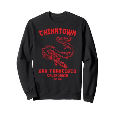 San Francisco Chinatown Chinese-American Bay Area Dragon SF Sweatshirt