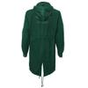 Umbro Men's Hidden Hood Fish Tail Rain Jacket, Forest Biome Small view 2
