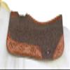 CHALLENGER Horse 32" x 30" Western Contoured Wool Felt Therapeutic Saddle Pad Grey 39177GR view 2