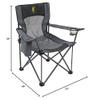 Browning Camping Kodiak Chair - Charcoal/Gray view 3