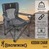 Browning Camping Kodiak Chair - Charcoal/Gray view 4
