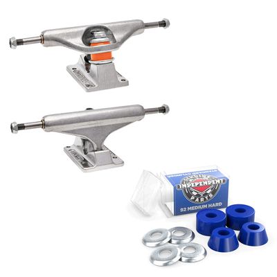 Independent Skateboard Trucks and Bushings Kit 129 Stage 11 Std + Cylinder Medium Hard 92a