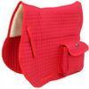 CHALLENGER Horse English Quilted Faux Fur All-Purpose Saddle Pad Red w/Pockets 72152RD view 1