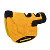 CHALLENGER Horse Contoured Fleece Lined Quilted English Saddle Pad Yellow 72153YL view 1