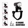 Bike Helmet Light, Helmet Mountable LED Light for Bicycles, Front and Rear Bright Bicycle Light, Waterproof and USB Rechargeable LED Night Light view 3