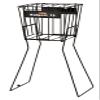 Tourna Ballport 75 Ball Heavy Duty Tennis Hopper Black view 1