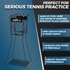 Tourna Ballport 75 Ball Heavy Duty Tennis Hopper Black view 3
