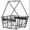 Tourna Ballport 75 Ball Heavy Duty Tennis Hopper Black view 4