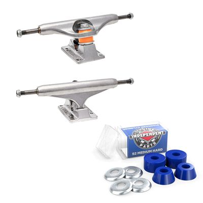 Independent Skateboard Trucks and Bushings Kit 144 Stage 11 Std + Cylinder Medium Hard 92a