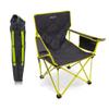 ALPS Mountaineering King Kong Camping Chairs for Adults with Mesh Cup Holders and Pockets, Built Durable and Reliable with Compact Foldable Steel Frame, Charcoal/Citrus view 1