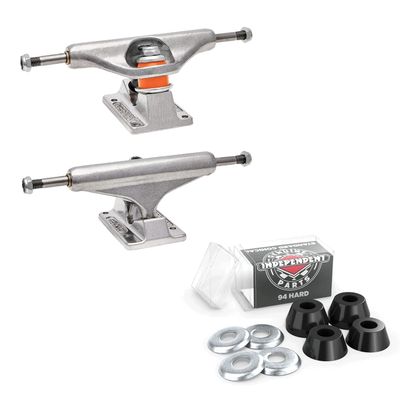 Independent Skateboard Trucks and Bushings Kit 129 Stage 11 Std + Conical Hard 94a BLK