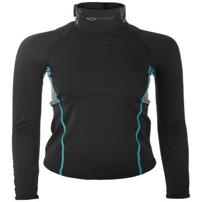 Shock Doctor Girl's Ultra Comp Neckguard Hockey Shirt LS