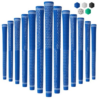 Wedge Guys DC Tour Golf Grips  4 Grip Zones for Supreme Comfort & Control - All-Weather Performance Golf Club Grips Replacement for Regripping Wedges Drivers Irons Woods Hybrids, Midsize or Standard