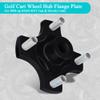 10L0L Golf Cart Rear Axle Hub Assembly Rear Wheel Hub Flange Plate for 2008-up EZGO RXV Gas & Electric Golf Cart 2 Pack OEM# 604112, 615604, 70968-G03 view 3