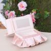 Felice Ann Lace Flannelette Jewelry Box, Vintage Mini Armoire Display Case, Jewelry Organizer with Couch and Bed Design view 3
