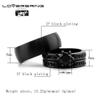 LOVERSRING Couple Ring Bridal Sets His Hers Women 18k Black Gold Plated Cz Men Titanium Wedding Ring Band Set view 3