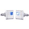 2pcs Cufflinks Classic Men Luxury Crystal Cuff Links French Shirt Cufflink Jewelry for Mens Business Wedding view 1