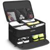 YOREPEK 2 Layer Golf Trunk Organizer, Golf Gifts for Men with Separate Ventilated Compartment for 2 Pair Shoes, Waterproof Car Trunk Locker for Balls, Tees, Clothes, Gloves, Accessories, Golfer gifts view 1