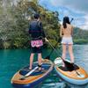 JC-ATHLETICS Inflatable Stand Up Paddle Board (6 Inches Thick), ISUP Package W/Premium SUP Accessories & Backpack, Non-Slip Deck,Fins, Adjustable Paddle,Leash,Hand Pump,Standing Boat for Youth & Adult view 4